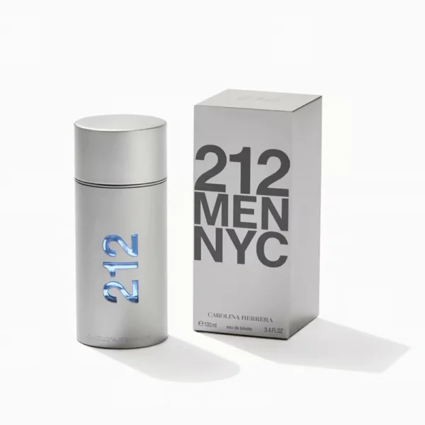Frasco de perfume 212 Men NYC da Carolina Herrera.