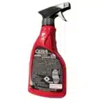 Spray de cera automotiva em frasco vermelho