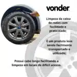 Escova de Limpeza para Caixa de Rodas e Paralamas - Eficácia na Limpeza de Carros e Motos - Imagem 5