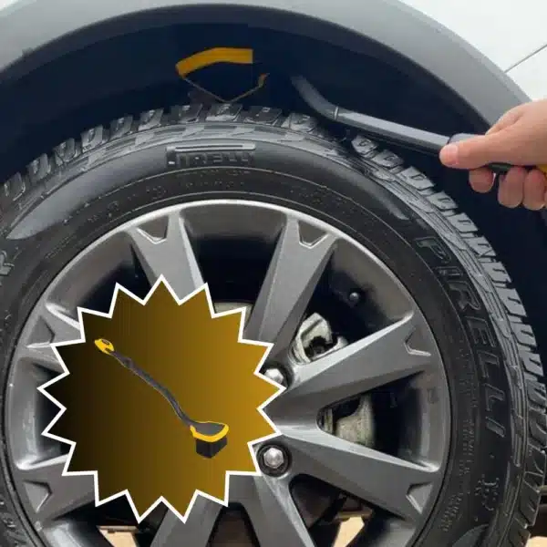 Escova de Limpeza para Caixa de Rodas e Paralamas - Eficácia na Limpeza de Carros e Motos