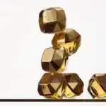 Frascos de perfume Lady Million empilhados