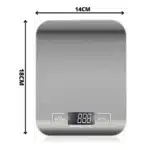 Balança digital de cozinha com display analógico