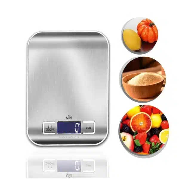 Balança digital para medir alimentos e ingredientes.