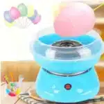Máquina de algodão doce azul com algodão doce