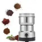 Moedor de café com grãos e pó