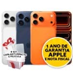 iPhone 17 Pro Max 256GB 5G Dual SIM e-Sim lacrado original Apple na cor preta