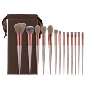 Beleza e Cuidados Pessoais - Kit 13 Pçs Pincéis de Maquiagem Contorno Kabuki Profissional