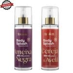 Beleza e Cuidados Pessoais Kit 2 Body Splash BELKIT Ameixa Negra Maracujá ou Cereja 200ml