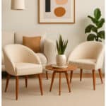 cadeira lua decorativa kit 2 poltrona lua para sala de estar