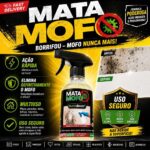 Mata mofo para casa Bella Colors eliminando fungo e bolor em teto de banheiro