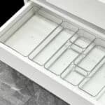 Casa organizada: conjunto 7 potes de acrílico para gavetas, armários e geladeira