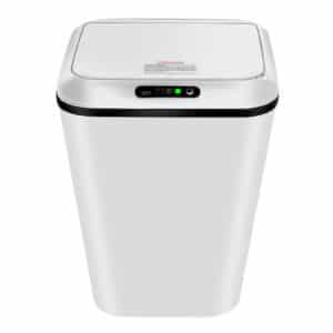 lixeira automática inteligente 16 litros sensor aço escovado