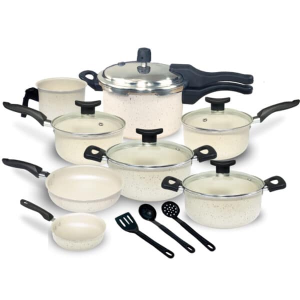 Panelas Jogo de Panelas Teflon Munique 11 Peças com Panela de Pressão 2.5L