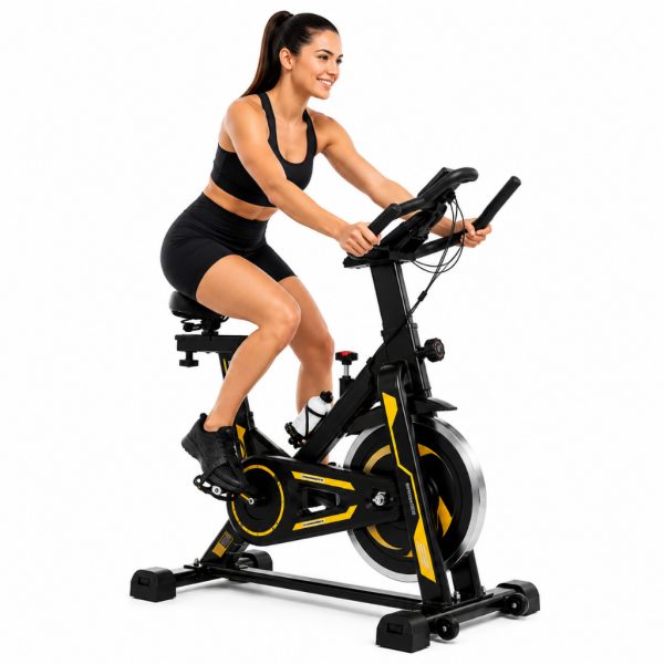 ergometrica, spinning Bicicleta Bike Ergometrica Spinning Com Roda 13 Kgs De Inércia Fitness Profissional e Treino Esportivo Academia
