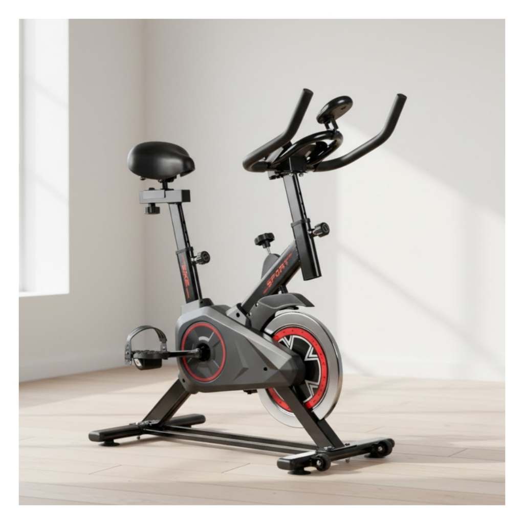ergometrica bicicleta spinning semi profissional preta para treino em casa
