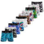 10 cuecas boxer box infantil juvenil menino estampadas kit com 10 peças