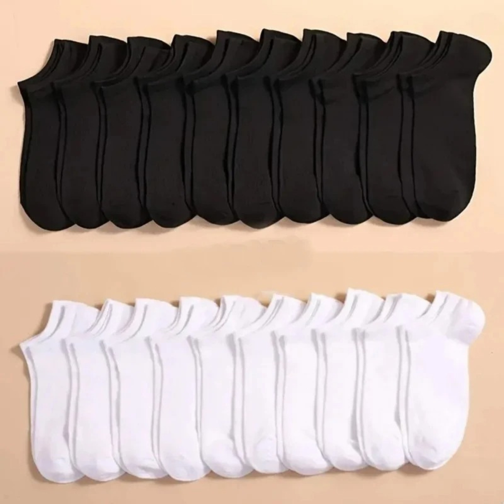 12 18 pares de meias soquete cano curto unissex em kit econômico