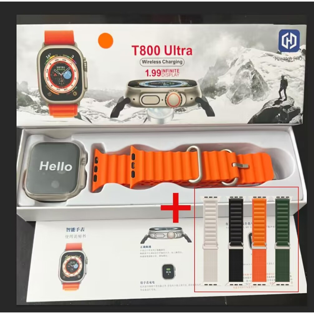 2026 série relógio t800 Ultra Smart Watch Esportivo à Prova D'água