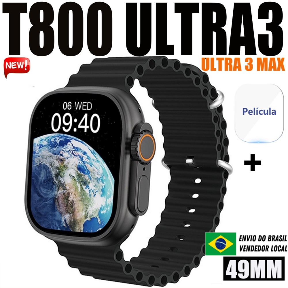 2026 t800 ultra max smartwatch relógio inteligente NFC 2.19 polegadas sem fio