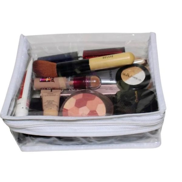 acessorio beleza kit 5 necessaire organizador multiuso em PVC para maquiagem e cosmeticos