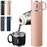 acessorio cafe garrafa térmica inox 500ml com copo para água café chá