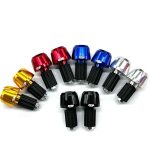 acessorio ciclismo par de peso pezinho de guidão moto PCX 150 escovado com bucha para guidão oco
