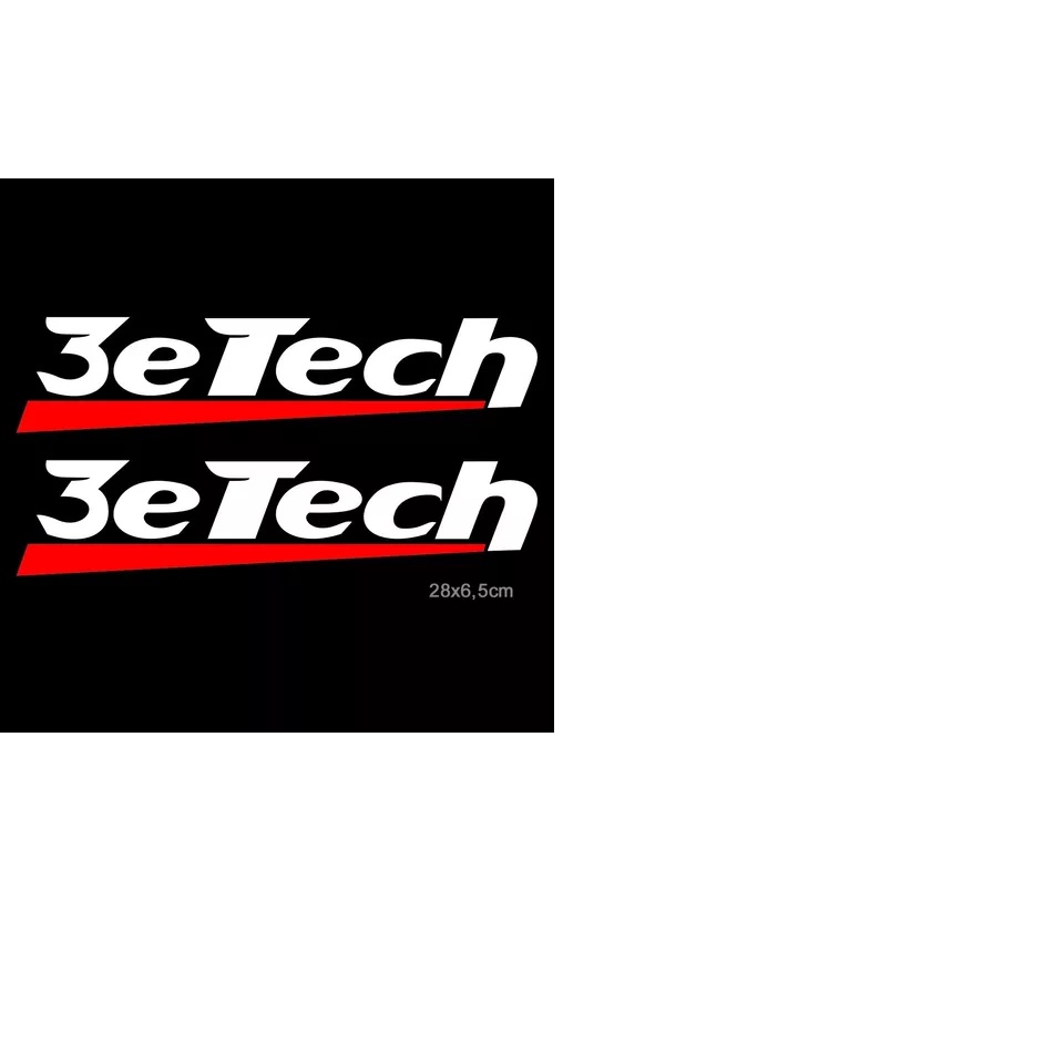 acessorios carro adesivo 3etech turbo carburado 2 unidades