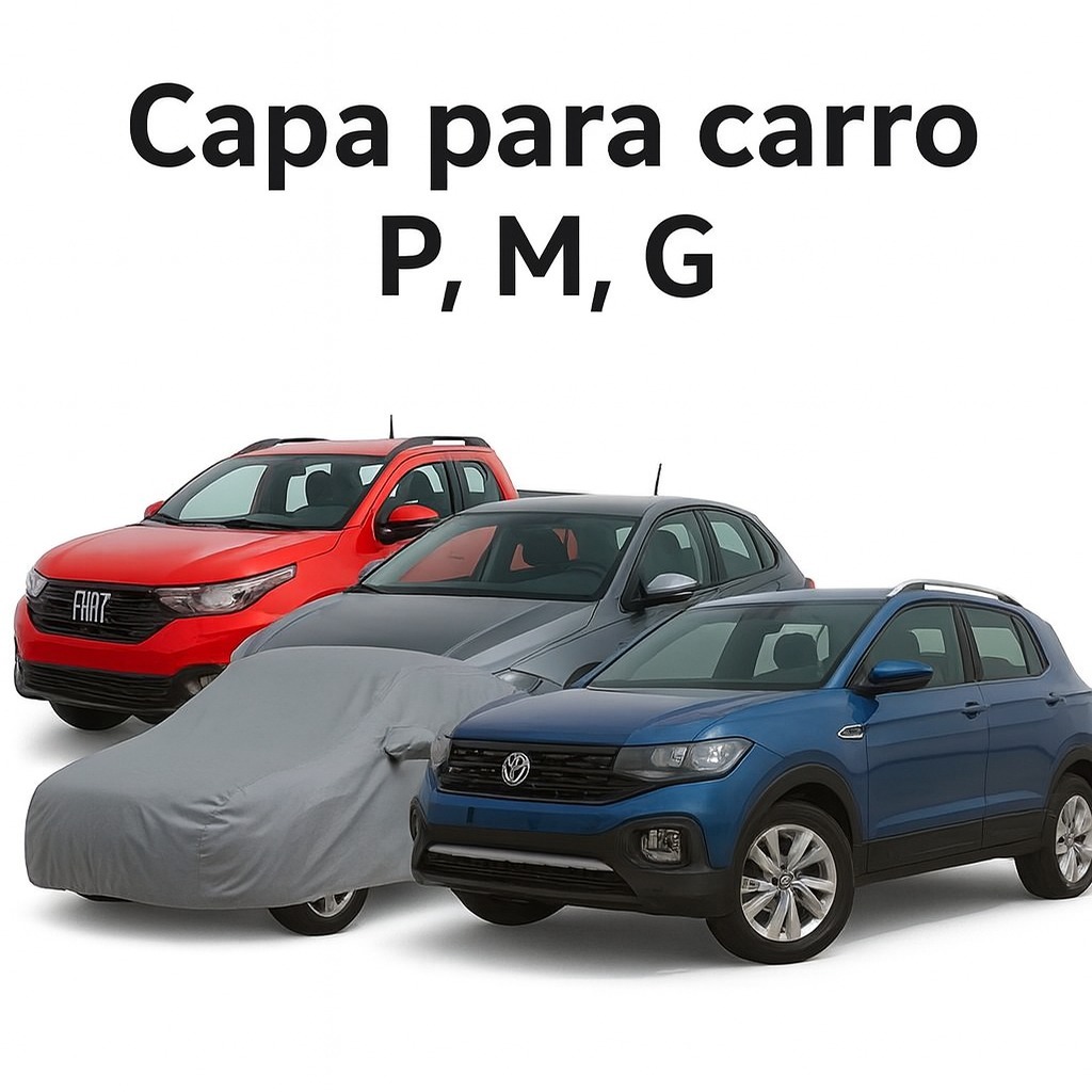 acessorios carro capa para Fiat Strada Gol T-Cross Polo Argo proteção UV sol chuva poeira