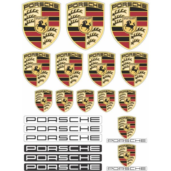 acessorios carro kit 20 adesivos carro esportivo carros de luxo para personalização