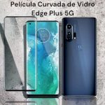 acessórios celular: película de vidro curvada Edge Plus 5g para proteção de tela