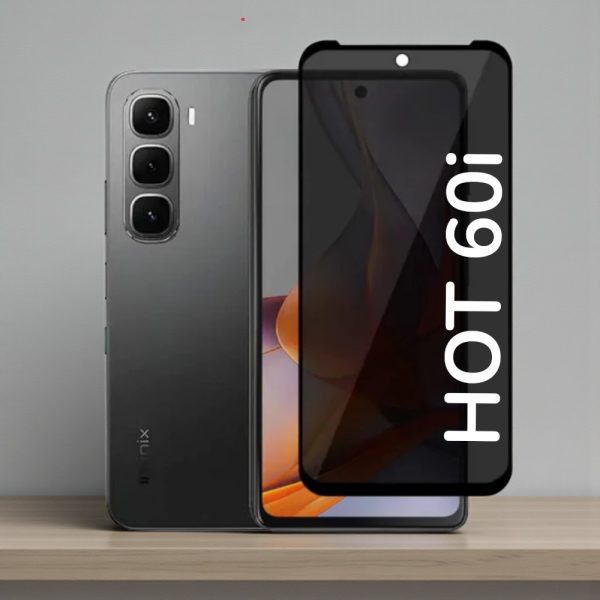acessorios celular película de vidro privativa compatível com Hot 60i protegendo a tela