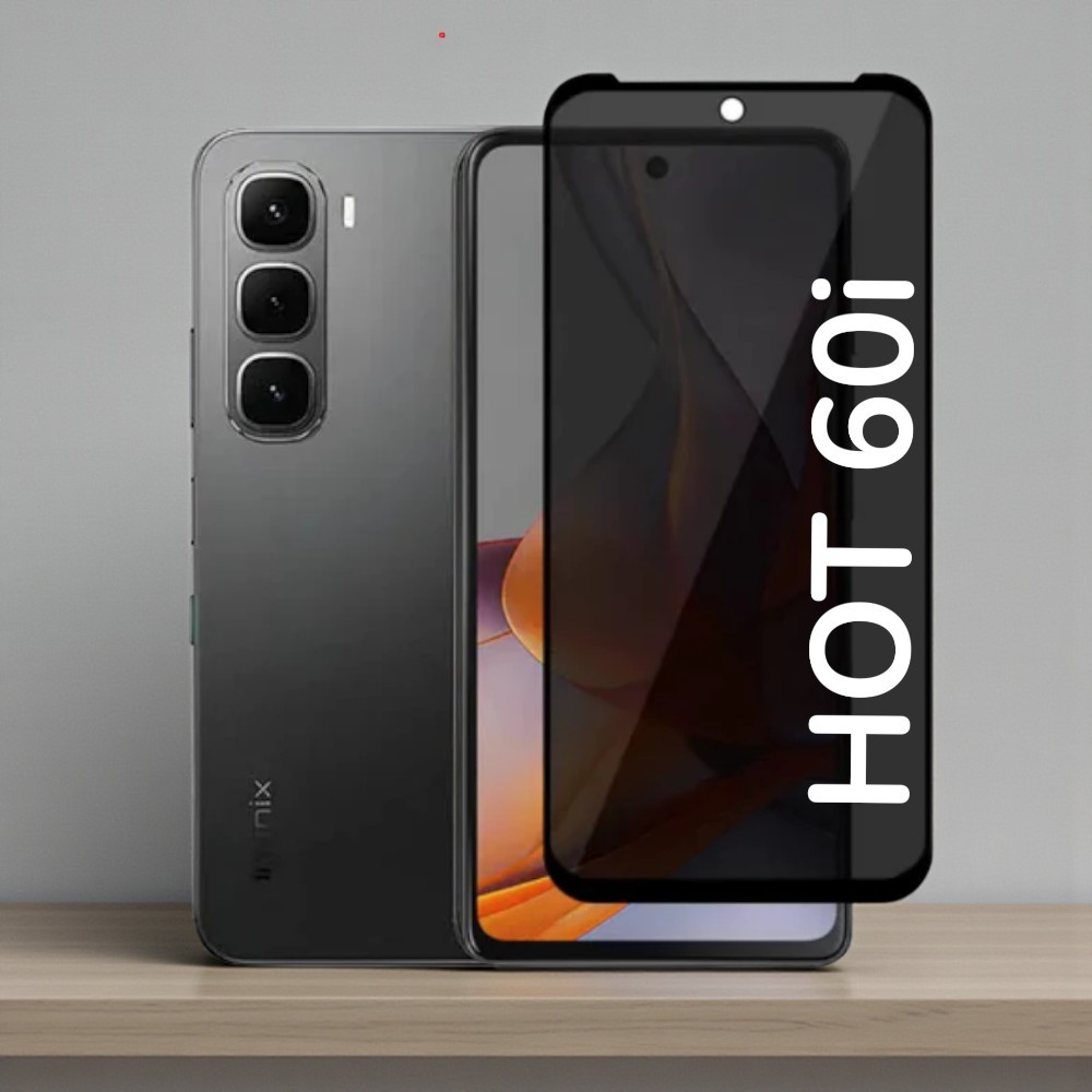 acessorios celular película de vidro privativa compatível com Hot 60i protegendo a tela
