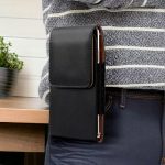 Acessórios celular capa com suporte para cinto 5.0 6.5 e 6.8 polegadas modelos variados