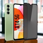 acessorios celular película de privacidade de vidro para Galaxy A14 5G e 4G