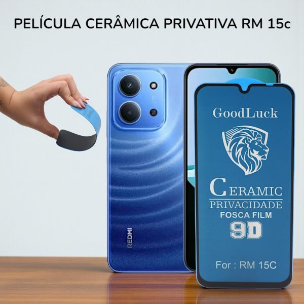 acessorios celular película cerâmica fosca privativa para câmera do Redmi 15C