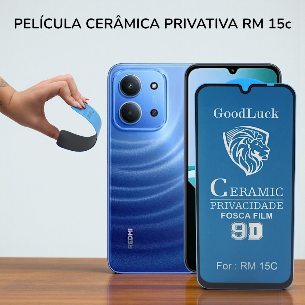 acessorios celular película cerâmica fosca privativa para câmera do Redmi 15C