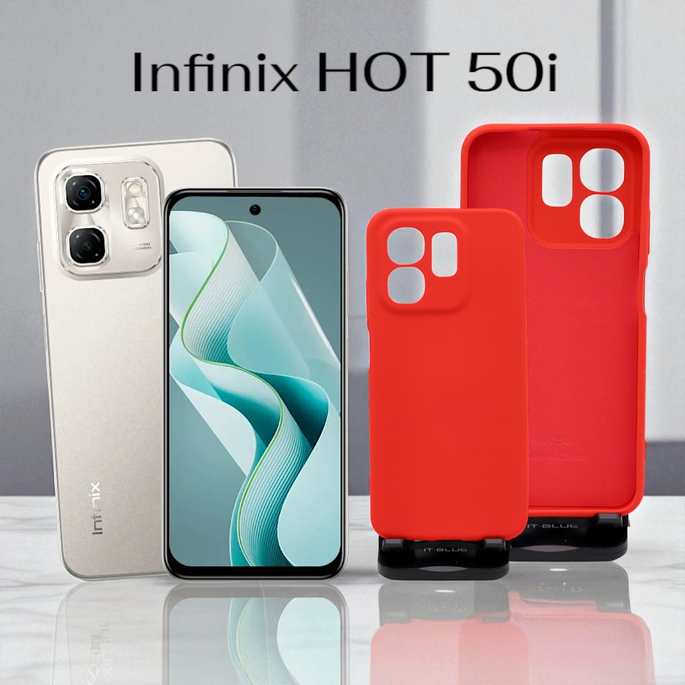 acessorios celular capa silicone para Infinix Hot 50i proteção resistente