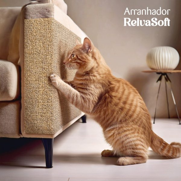 Arranhador adesivo sofá cama para gato protegendo móveis