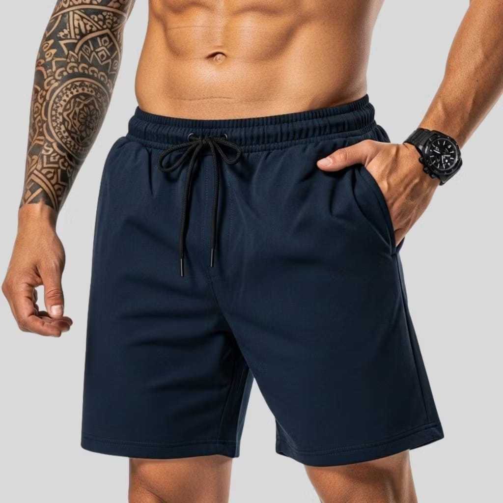 bermuda masculina em tactel para praia, academia, treino e corrida com secagem rápida