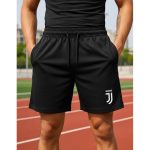 Bermuda masculina tactel time Juventus esportiva confortável para homens