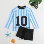 bermuda masculina em conjunto infantil de praia com camisa UV e shorts estiloso 2024