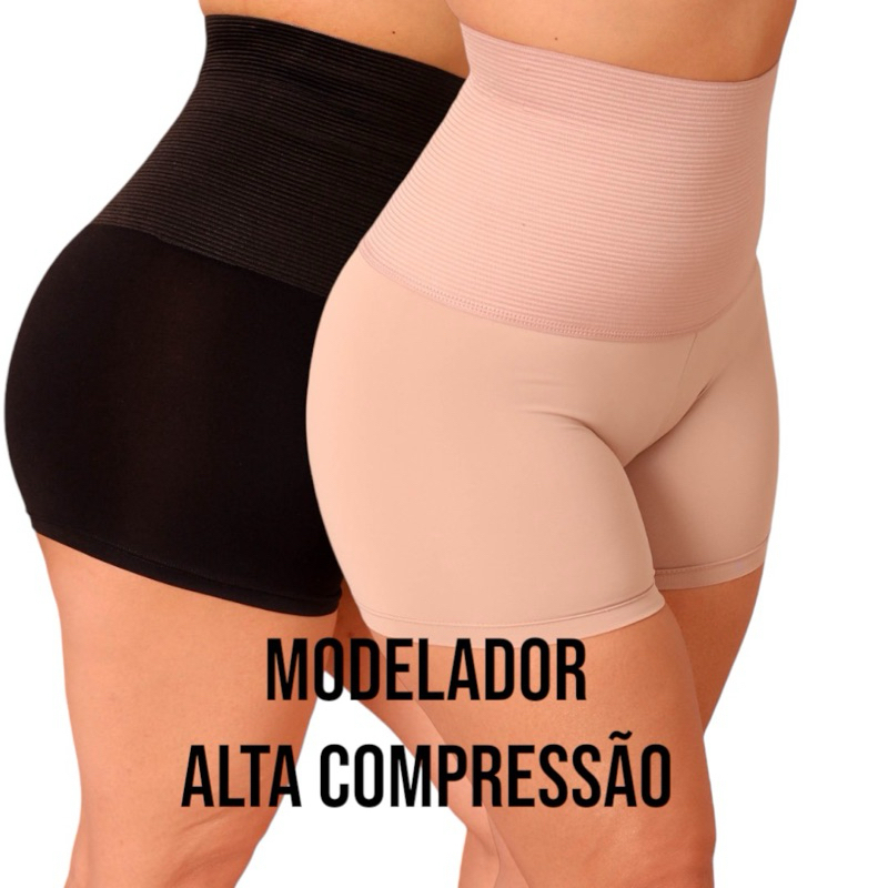 Bermuda modeladora anágua cinta short feminino de alta compressão para reduzir medidas