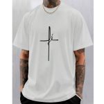 blusa feminina 100% algodão com estampa Fé, casual e confortável
