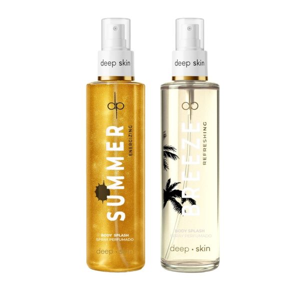 Body splash Kit Summer Vibes Deep Skin com duo tropical Summer Energizante e Breeze Refrescante