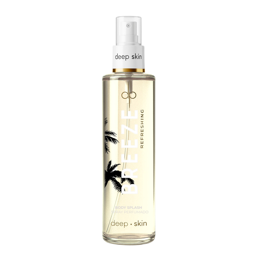 Body splash Breeze Refrescante 250ml Deep Skin com maçã, notas marinhas e sândalo