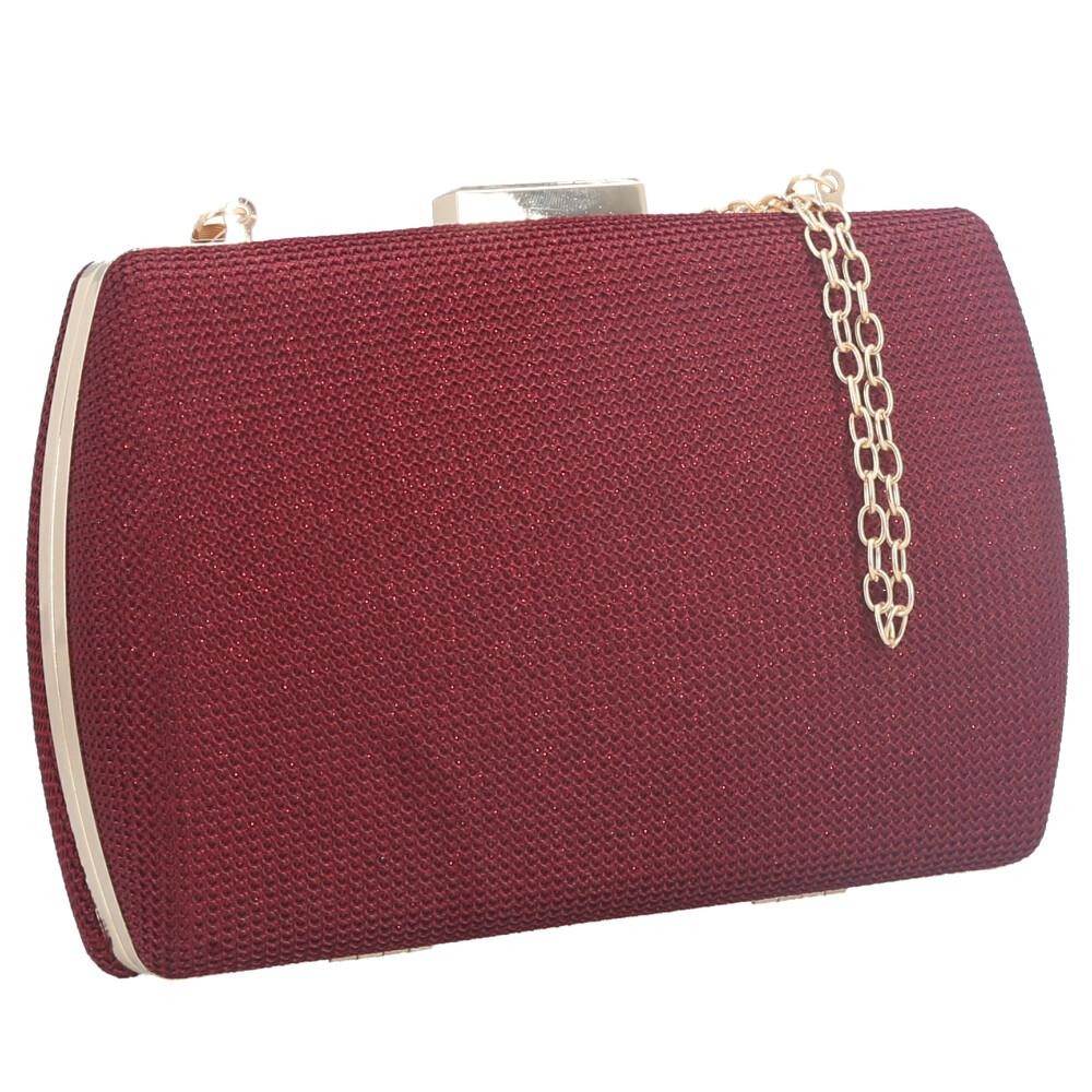 Bolsa feminina clutch 0452720C247 elegante para festas e eventos