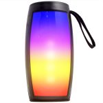 Caixa de som bluetooth potente com LED RGB e conexão TWS
