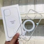 Capa capinha magnética space transparente anti impacto TPU case para iPhone 11 12 13 14 15 16 17 Pro Max