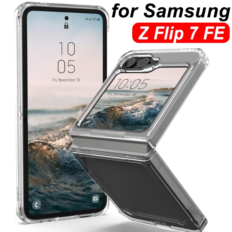capa celular silicone anti impacto transparente para Z Flip 7 FE