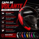 Capa volante cores marcas universal em volante de carro, proteção e estilo